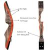 62 Inch Takedown Recurve Bow and Arrow Kit 20-50 Lbs Wooden Riser Traditional Longbow American Hunting Bow Right Handed for Outdoor Hunting Shooting (50 lbs, Bow Set) view 4