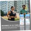 BESPORTBLE 2pcs Outdoor Sports Cooling Towel Quick-Drying Sweat Absorbent Towels for Gym Running Yoga and Travel Soft Polyester Fabric Light Grey Dark Grey view 3