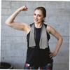 BESPORTBLE 2pcs Outdoor Sports Cooling Towel Quick-Drying Sweat Absorbent Towels for Gym Running Yoga and Travel Soft Polyester Fabric Light Grey Dark Grey view 4