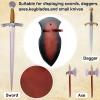 Juexica Sword Wall Mount Wooden Sword Holder Wall Wood Display Plaque with Hardware for Home Decor view 3