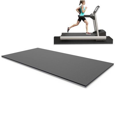 V3VOGUE Thicken Treadmill Mat, Exercise Equipment Mat Noise Insulation for Under Treadmill, Anto Fatigue Floor Mat Anto Vibration, for Treadmill, Stationary Bike, Elliptical, Gym Equipment