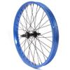 KHE BMX Front Wheel Blue Anodised 38 mm Aluminium Rim 36 Hole 10 mm 20 Inches view 1