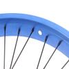 KHE BMX Front Wheel Blue Anodised 38 mm Aluminium Rim 36 Hole 10 mm 20 Inches view 3