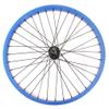 KHE BMX Front Wheel Blue Anodised 38 mm Aluminium Rim 36 Hole 10 mm 20 Inches view 4