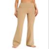 AFITNE Yoga Pants for Women Bootcut Work Pants with Pockets High Waisted Workout Bootleg Yoga Pants Flared Athletic Gym Pants Khaki - XL view 1