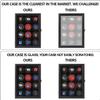 Mstrse 12 Hockey Puck Display Case Puck Holder Wall Mount Cabinet Stand Shadow Box with Glass Door Lockable view 3