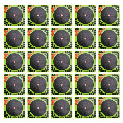 FAVOMOTO 40sheets Replaceable Adhesive Paper Professional Dart Stickers for Shooting Practice Random Color Splatter Effect for Enhanced Training