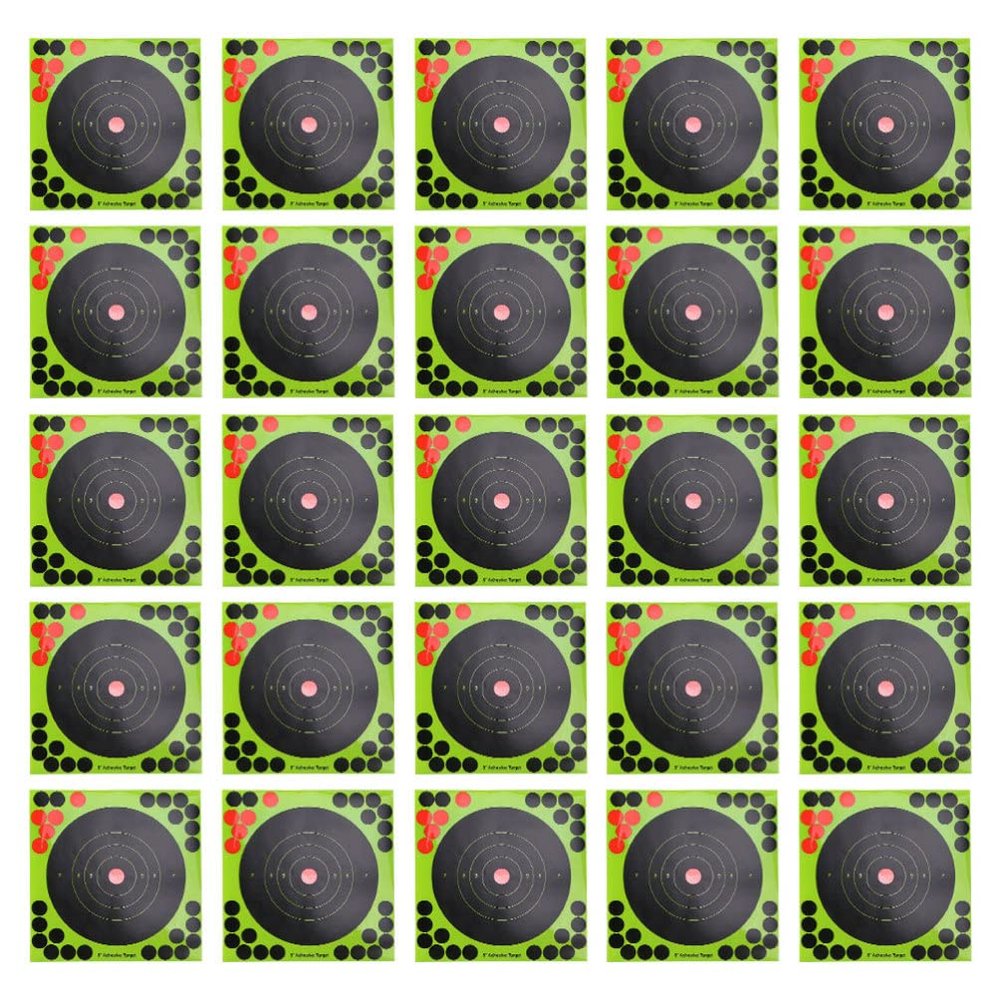 FAVOMOTO 40sheets Replaceable Adhesive Paper Professional Dart Stickers for Shooting Practice Random Color Splatter Effect for Enhanced Training