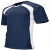 Epic Adult Madrid V-Neck Blue/White Soccer Jersey XL view 1