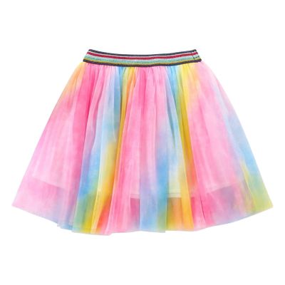 QinCiao Toddler Girls Rainbow Tutu Ballet Skirt Summer Birthday Dresses Tie Dye Rainbow 12-18 Months
