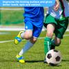 Jecery 10 Pieces Soccer Cleat Lace Cover Soccer Shoe Band Youth Adult Protector Elastic Shoe Laces Rubber Covers(Kid Size,Blue) view 4