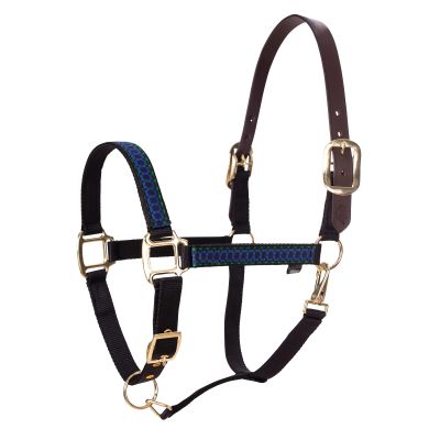 Equinavia Pegasus Adustable Breakaway Horse Halter - Blackwatch/Plaid - Warmblood