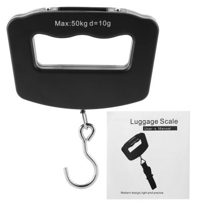Digital Portable Handheld Weighing Suitcase, Luggage Weight Scale, Hanging Baggage Scale for Travel, Balance 110/22 Pounds, Luggage Weight Scale, Digital Portable Handheld Wehanging Scale portab