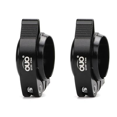 Bike Seat Post Clamp Fit for 40/41mm, Aluminium Alloy Bicycle Quick Release Seatpost Collar Seat Post Clamp for Folding Bike,Mtb,Road Bike (Black,41mm)