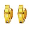 Bike Seat Post Clamp Fit for 40/41mm, Aluminium Alloy Bicycle Quick Release Seatpost Collar Seat Post Clamp for Folding Bike,Mtb,Road Bike (Gold,40mm) view 1