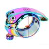 Bike Seat Post Clamp Fit for 40/41mm, Aluminium Alloy Bicycle Quick Release Seatpost Collar Seat Post Clamp for Folding Bike,Mtb,Road Bike (Colorful,41mm) view 3