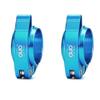 Bike Seat Post Clamp Fit for 40/41mm, Aluminium Alloy Bicycle Quick Release Seatpost Collar Seat Post Clamp for Folding Bike,Mtb,Road Bike (Blue,41mm) view 1
