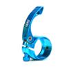 Bike Seat Post Clamp Fit for 40/41mm, Aluminium Alloy Bicycle Quick Release Seatpost Collar Seat Post Clamp for Folding Bike,Mtb,Road Bike (Blue,41mm) view 2