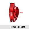 Bike Seat Post Clamp Fit for 40/41mm, Aluminium Alloy Bicycle Quick Release Seatpost Collar Seat Post Clamp for Folding Bike,Mtb,Road Bike (Red,41mm) view 2