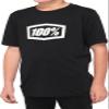 100% Youth Essential T-Shirt (X-LARGE) (BLACK) view 1