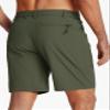 TACVASEN Men's Quick Dry Lightweight Hiking 10" Shorts Stretch Casual Outdoor Golf Work with Zipper Pockets Army Greeen 30 view 3