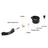 Bike Seat Post Clamp Fit for 40/41mm, Aluminium Alloy Bicycle Quick Release Seatpost Collar Seat Post Clamp for Folding Bike,Mtb,Road Bike (Black,40mm) view 3