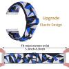 TryBest Nylon Strap Compatible with Fitbit Versa 3/Fitbit Sense, Women Men Soft Nylon Sport Breathable Band Lightweight Elastic Knit Strap Adjustable 5.3-8.3 inch view 3
