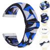 TryBest Nylon Strap Compatible with Fitbit Versa 3/Fitbit Sense, Women Men Soft Nylon Sport Breathable Band Lightweight Elastic Knit Strap Adjustable 5.3-8.3 inch view 4