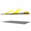 20' x 30' Replacement PVC Vinyl Tent Top | Yellow | Compatible with Party Tents Direct Weekender West Coast Frame Tent | Waterproof | UV Resistant | Heavy Diuty view 1
