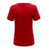 FMCHICO Tunic Tops For Women Womens V-Neck Short Sleeves Tops Pleated Summer Tunic Tee Shirt Casual Flowy Blouse view 3