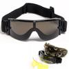 Tactical Airsoft Goggles Safety Goggles Army Goggles Military Eye Protection Hunting Glasses for Shooting Military X800 Goggles Airsoft paintball UV400 glasses (Black) view 1