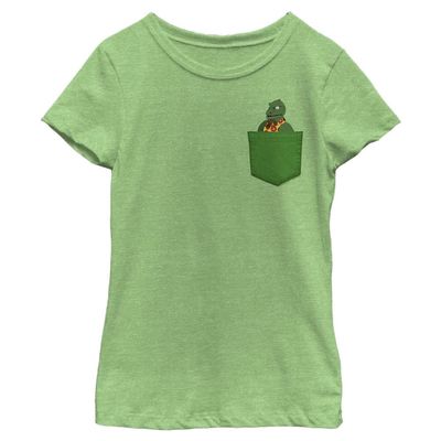 Fifth Sun girls Star Trek: The original Series Gorn Peekaboo Short Sleeve Tee T Shirt, Green Apple, X-Small US