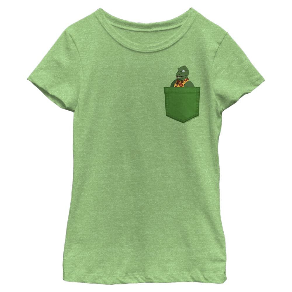 Fifth Sun girls Star Trek: The original Series Gorn Peekaboo Short Sleeve Tee T Shirt, Green Apple, X-Small US