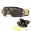Tactical Airsoft Goggles Safety Goggles Army Goggles Military Eye Protection Hunting Glasses for Shooting Military X800 Goggles Airsoft paintball UV400 glasses (Khaki) view 1