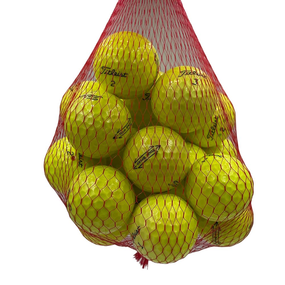 Golf Ball Planet Tour Speed Yellow Used Golf Balls (24 Pack, 3A / Good)