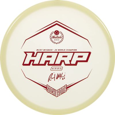 Dynamic Discs Ricky Wysocki Disc Series | 2X World Champion Ricky Wysocki Signature Stamped Discs | Sockibomb Disc Golf Discs (Moonshine Harp)