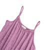 Bonny Billy Big Girls Spaghetti Straps Solid Cotton Kid Beach Dress 5-6 Years Purple-2 view 3