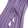 Bonny Billy Big Girls Spaghetti Straps Solid Cotton Kid Beach Dress 10-11 Years Purple-3 view 4