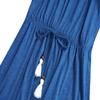 Bonny Billy Big Girls Spaghetti Straps Solid Cotton Kid Beach Dress 7-8 Years Dark Blue view 4