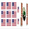 Mossy Oak Graphics Pistol Mag Skin Decals, Patriotic USA Flat Flag, Premium Vinyl Decal 13 Piece Sheet, Easy DIY Install, Matte Finish, Made in USA view 3
