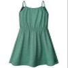 Bonny Billy Big Girls Spaghetti Straps Solid Cotton Kid Beach Dress 10-11 Years Apricot-1 view 2
