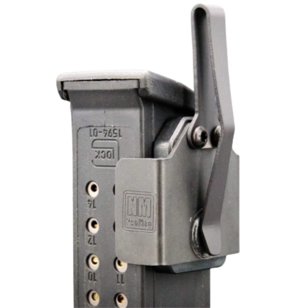 NEOMAG Magnetic Magazine Holster | Deep Concealment Pocket Mag Holder for Conceal Carry | Large with Extended Clip, Compatible with .45 ACP/10mm