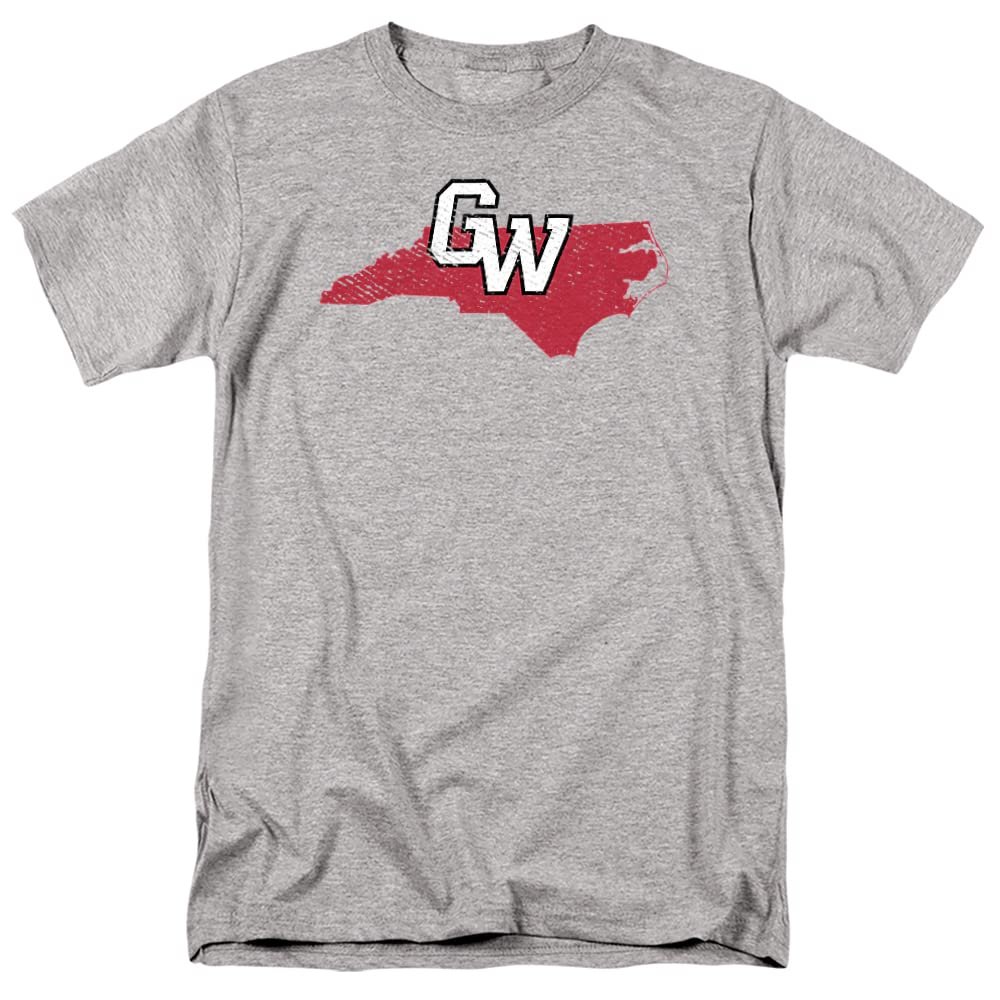 Gardner-Webb University Official GW North Carolina Unisex Adult T Shirt,GW North Carolina, 5X-Large
