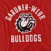 Gardner-Webb University Official Gardner-Webb Bulldogs Logo Unisex Adult T Shirt,Red, 5X-Large view 2