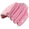 apott Baseball Glove 12.5IN Softball Gloves Softball Practice Equipment for Adult and Youth, Right Hand Throw Pink view 2