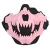 Tactical Half Face Fangs Mask Airsoft Mesh Mask Halloween Mask Skull Mask for CS Hunting Paintball Shooting Cosplay view 1