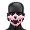 Tactical Half Face Fangs Mask Airsoft Mesh Mask Halloween Mask Skull Mask for CS Hunting Paintball Shooting Cosplay view 2