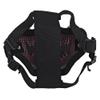 Tactical Half Face Fangs Mask Airsoft Mesh Mask Halloween Mask Skull Mask for CS Hunting Paintball Shooting Cosplay view 4