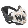 Tactical Half Face Fangs Mask Airsoft Mesh Mask Halloween Mask Skull Mask for CS Hunting Paintball Shooting Cosplay view 3