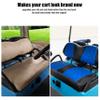 NOKINS Golf Cart Club Car DS 2000.5-Up Diamond Seat Covers Kit, Fits Club Car DS OEM Standard Front Seat Cushion, Golf Cart Vinyl Seat Cover, No Nails Required (Blue and Black) view 4